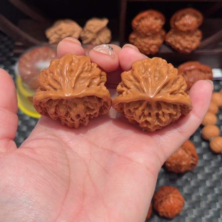 文玩核桃把件韩*蛇头