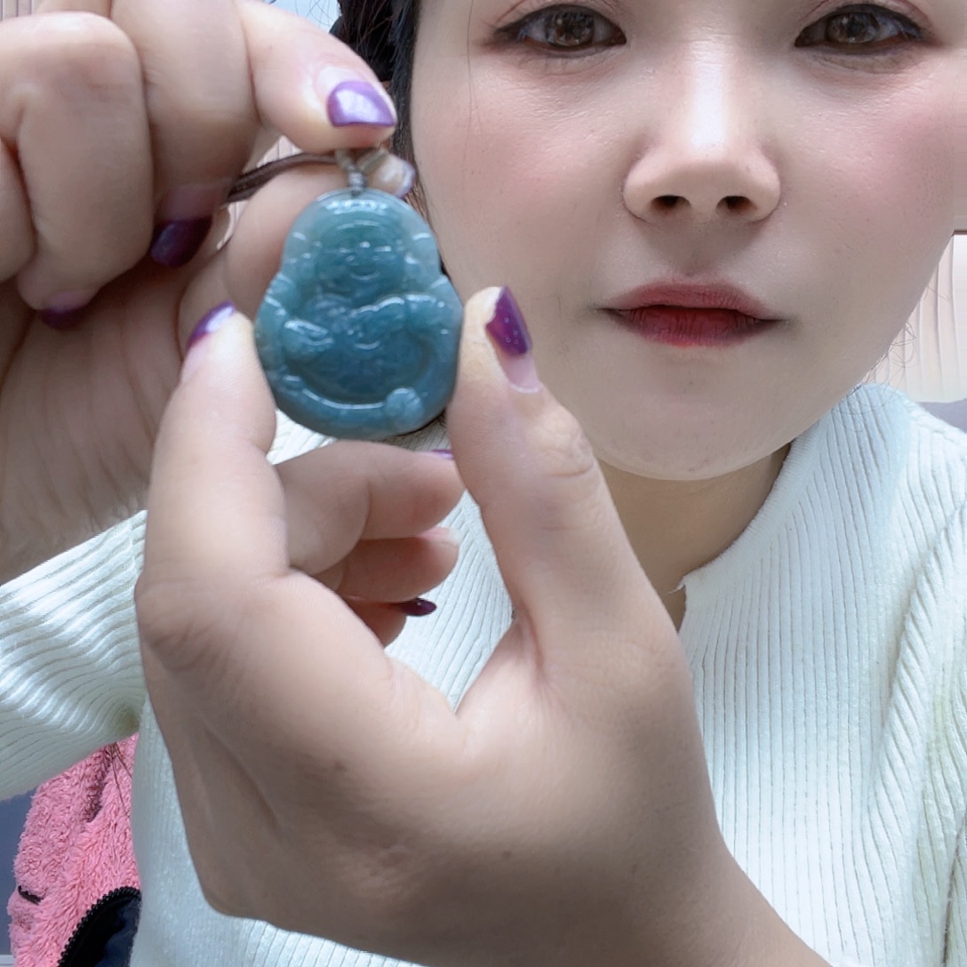 翡翠未镶嵌颈饰项链