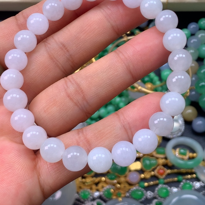 翡翠未镶嵌手链卡8