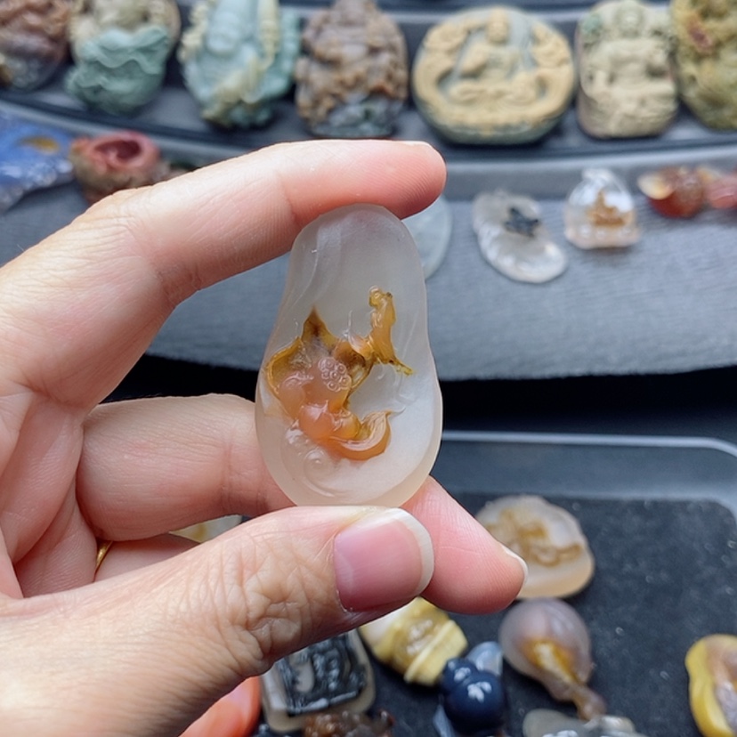 【闪购商品】未镶嵌定制玛瑙吊坠