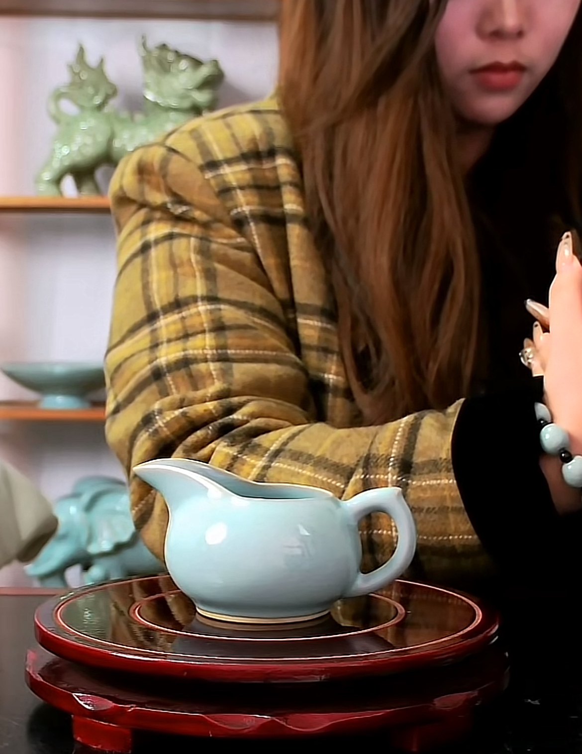 天青釉色汝瓷公道陶瓷