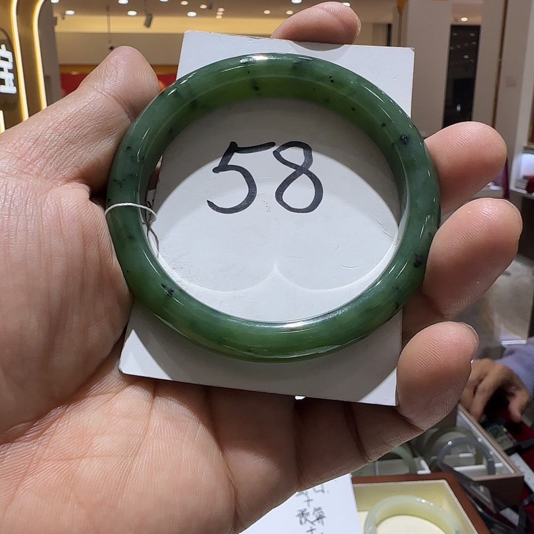 和田玉未镶嵌手镯917