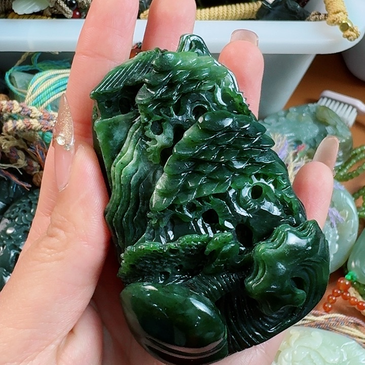 和田玉把件未镶嵌