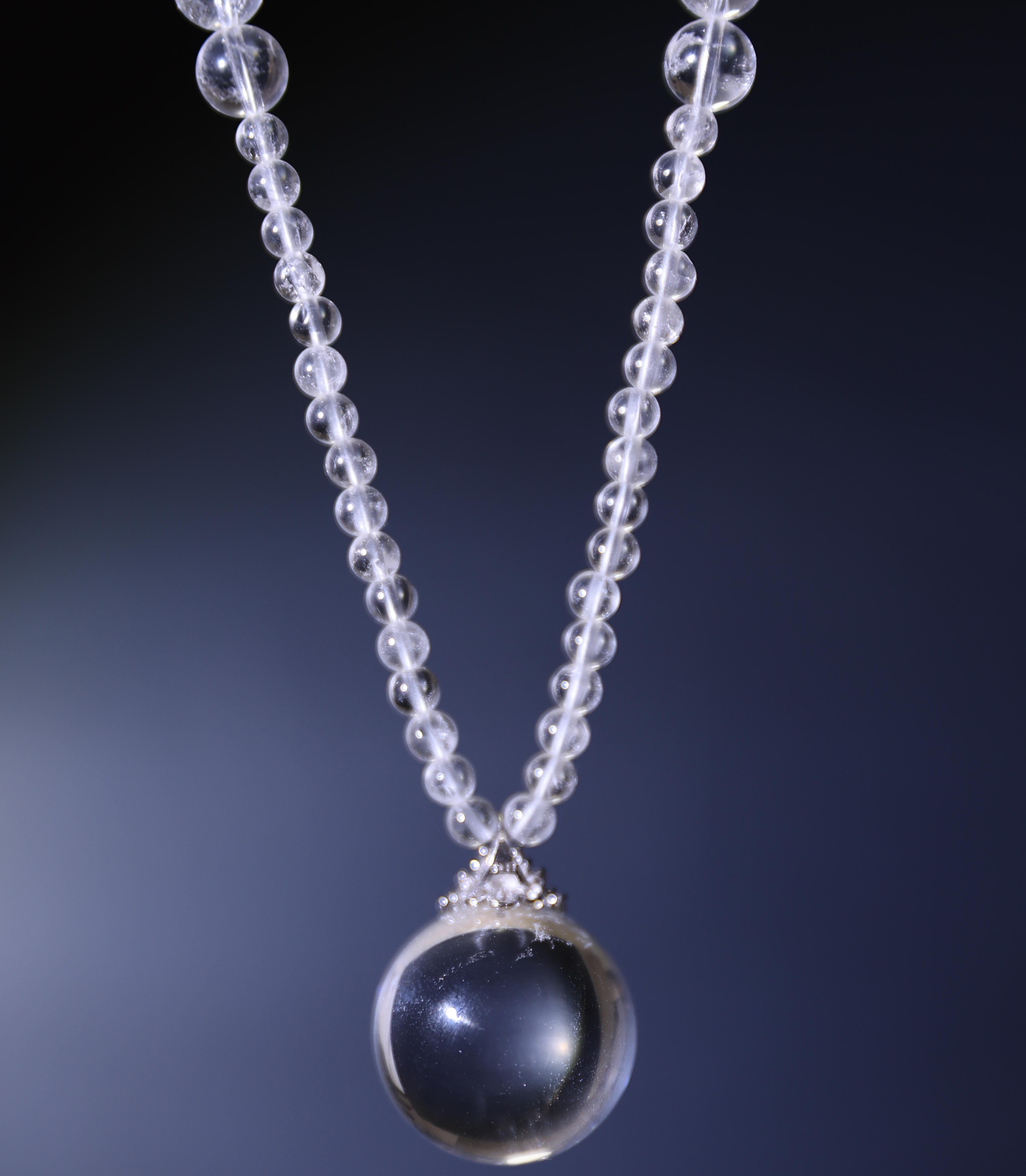 【金宝儿】【大灯泡】设计师原创款天然大点位白水吊坠天然白水项链