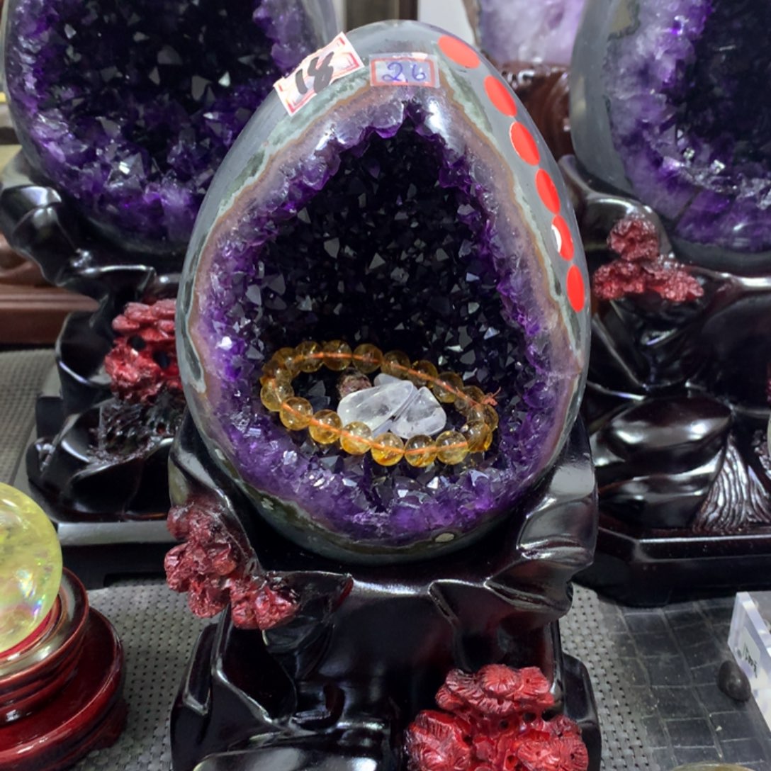 未镶嵌大型摆件（非配饰）紫晶