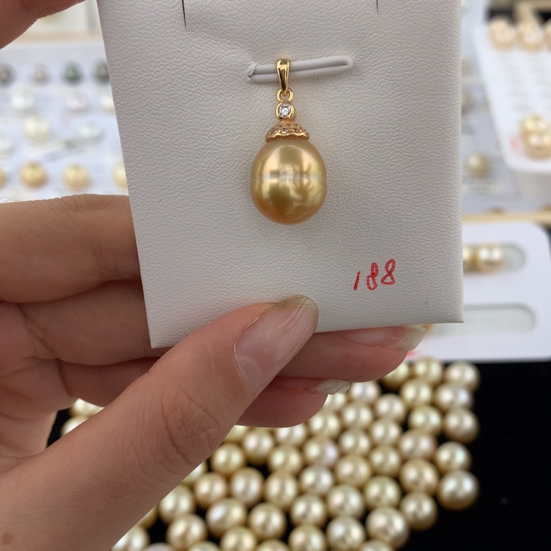 银S925镶嵌颈饰海水珍珠