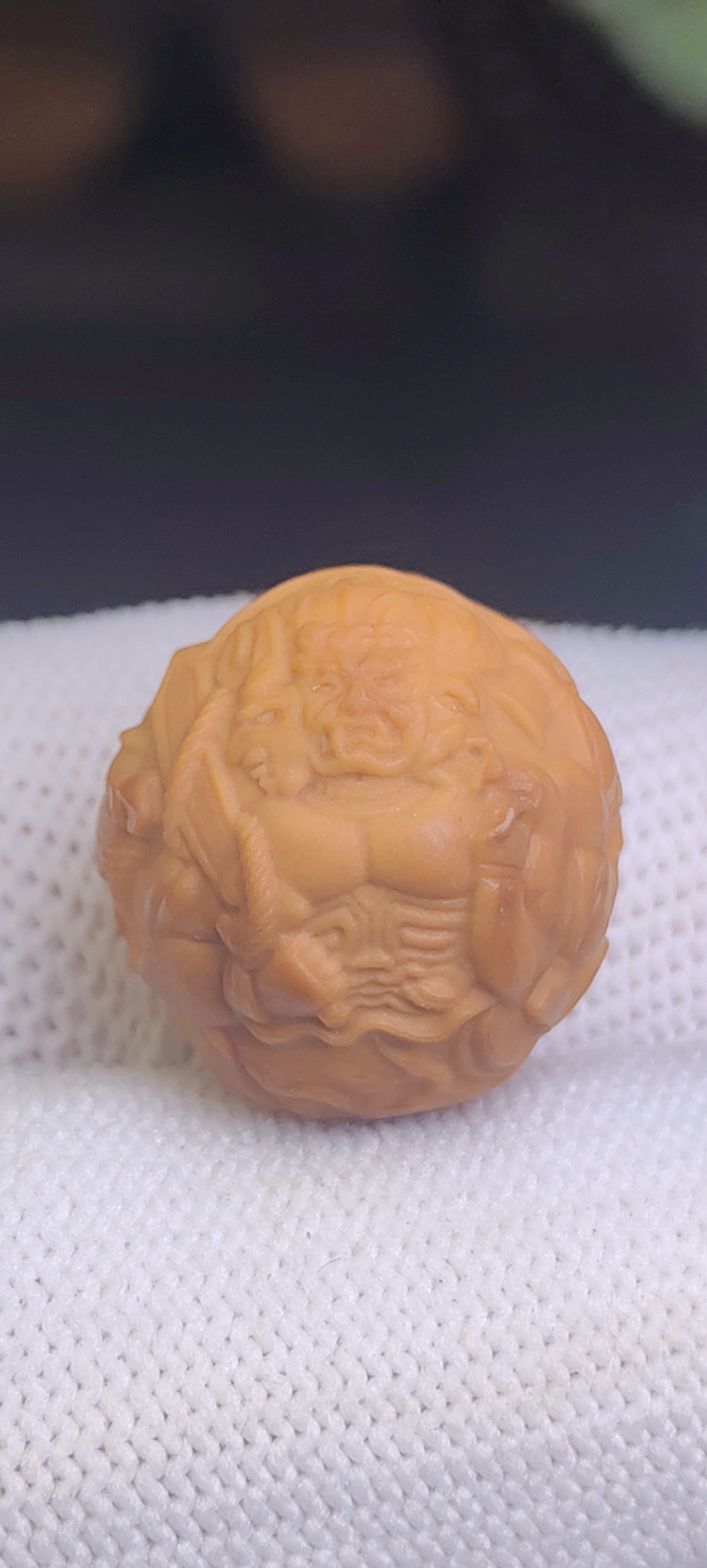 18左右猴头核桃生肖守护不动冥王（全品有正常封口线）