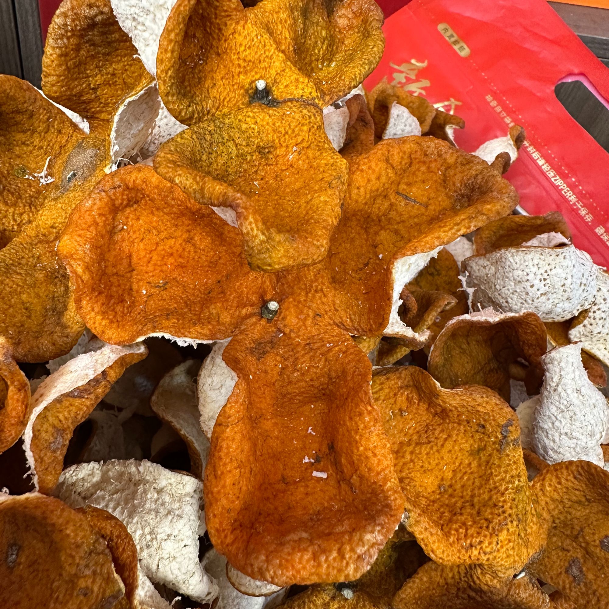 （朐腩皮）2025年新会核心产区梅江精挑朐腩冬后大红皮新会陈皮