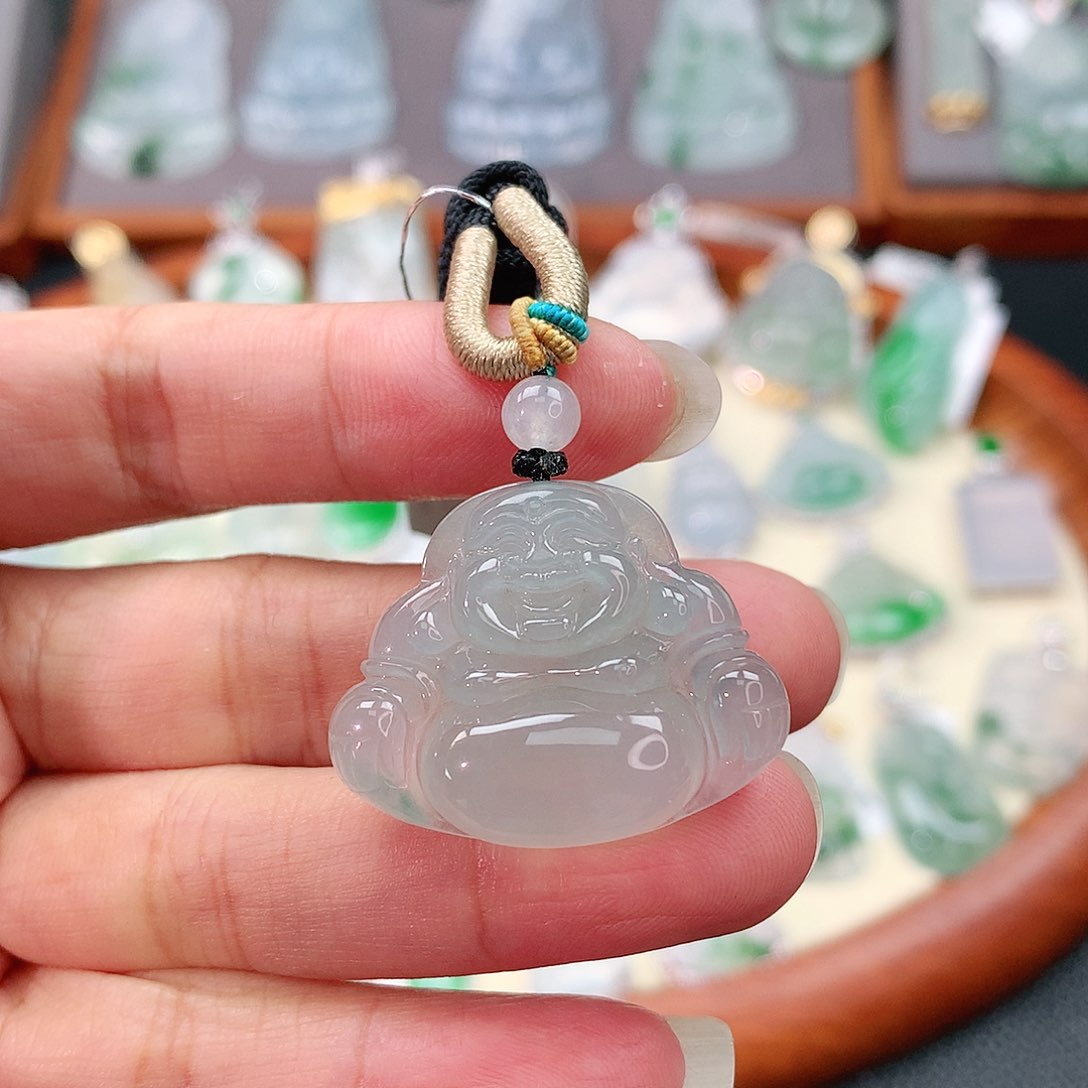 颈饰未镶嵌翡翠佛公