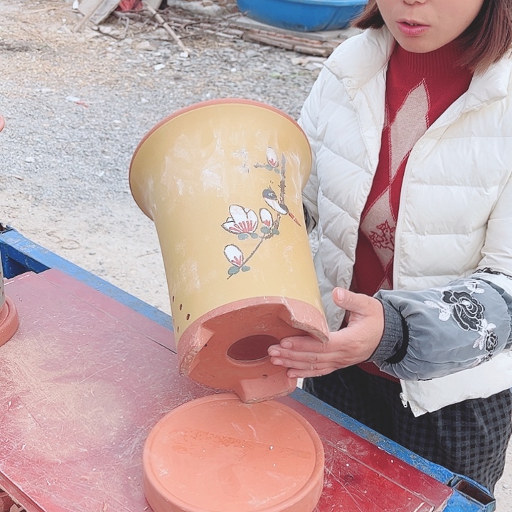 紫砂花盆宜兴紫砂精品花盆 