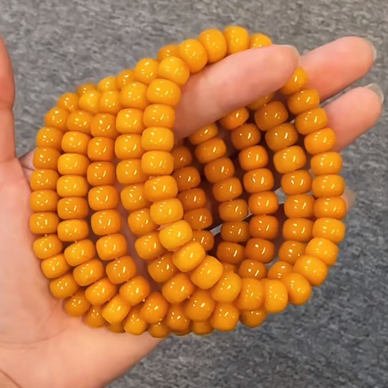 【齐福珠宝】XQ0341/9mm特级老矿焦皮料单圈（多样性发其一）
