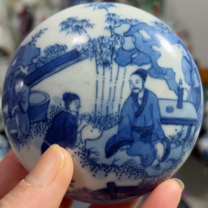 紫砂茶叶罐青花1111111111111111