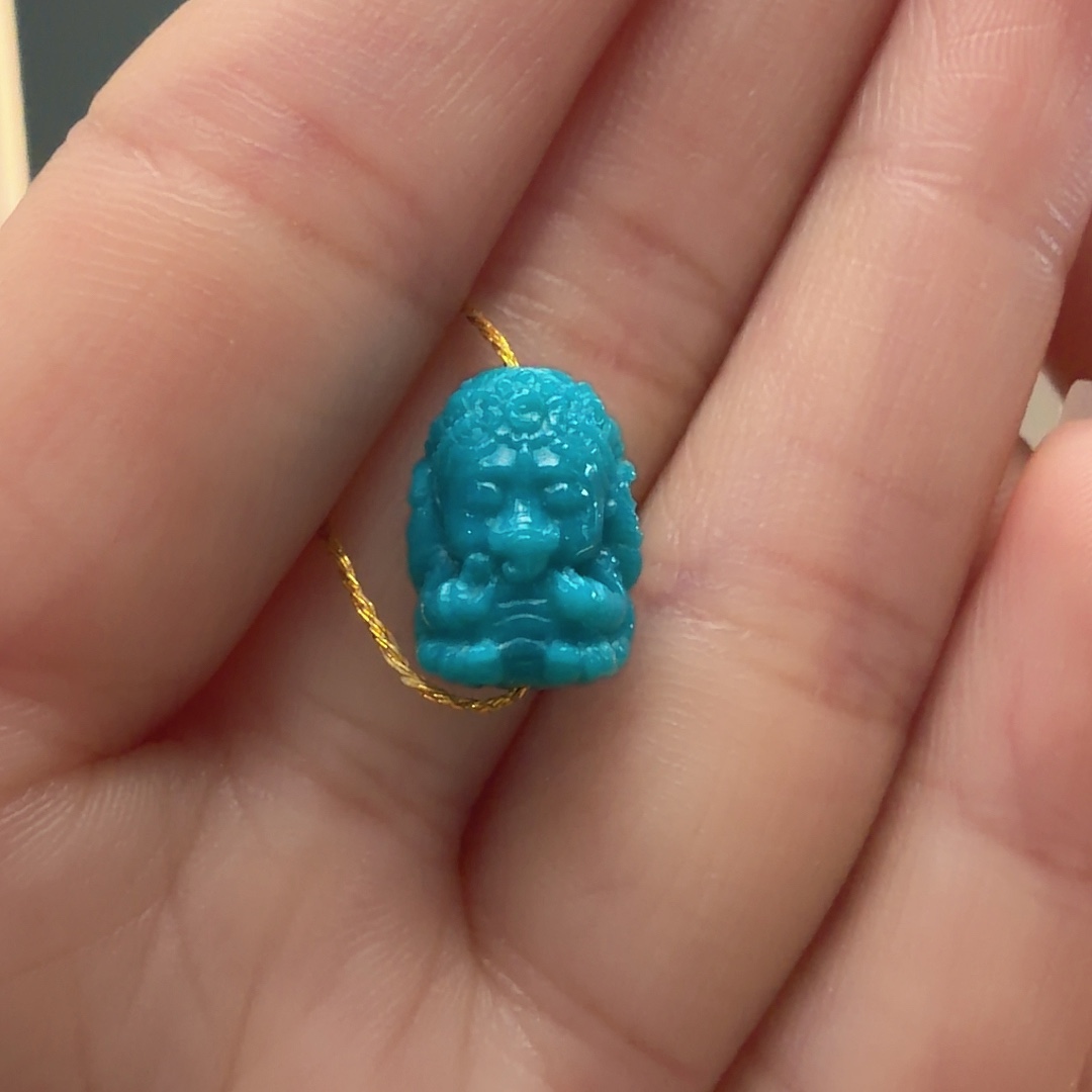 绿松石未镶嵌颈饰