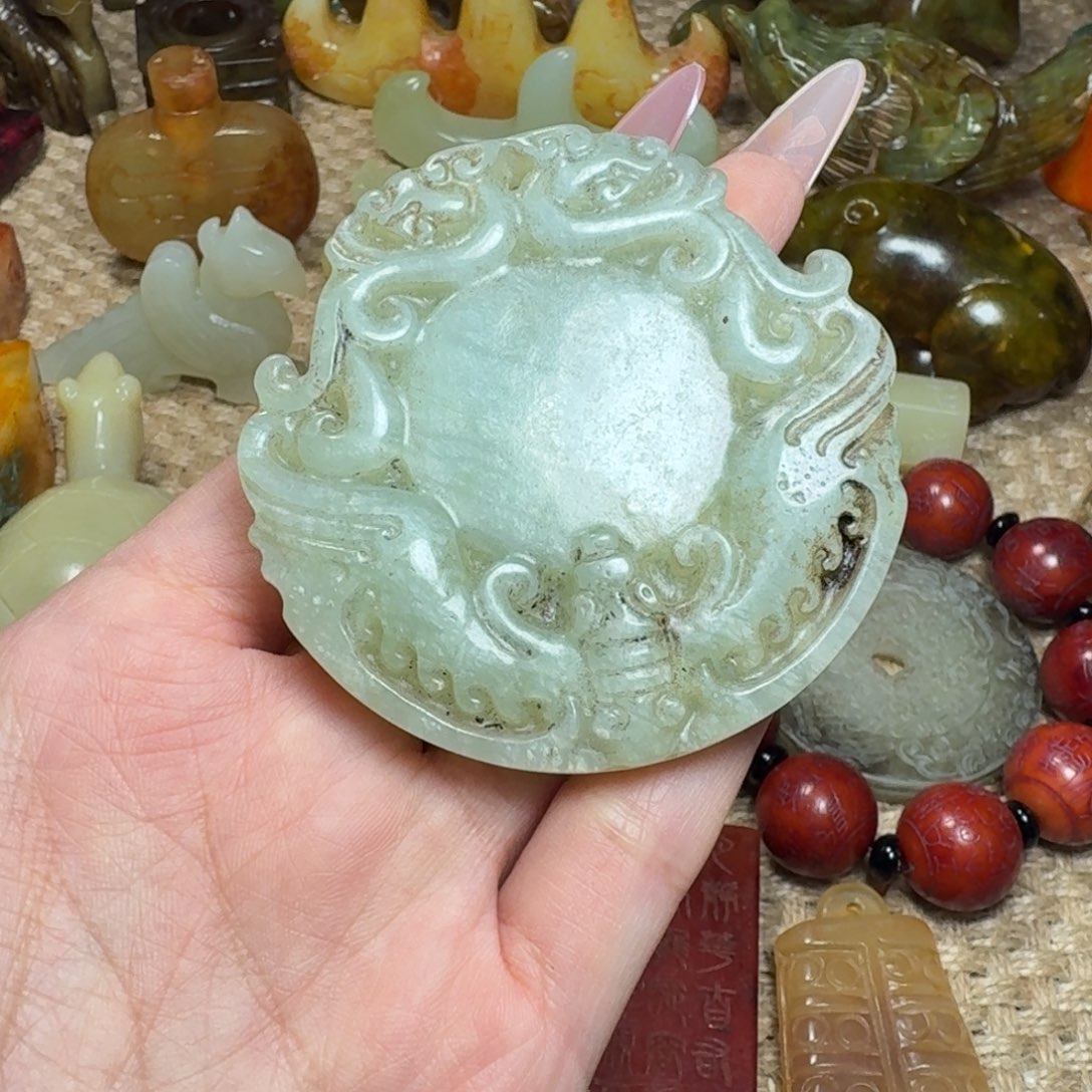 吊坠白玉菩提挂件