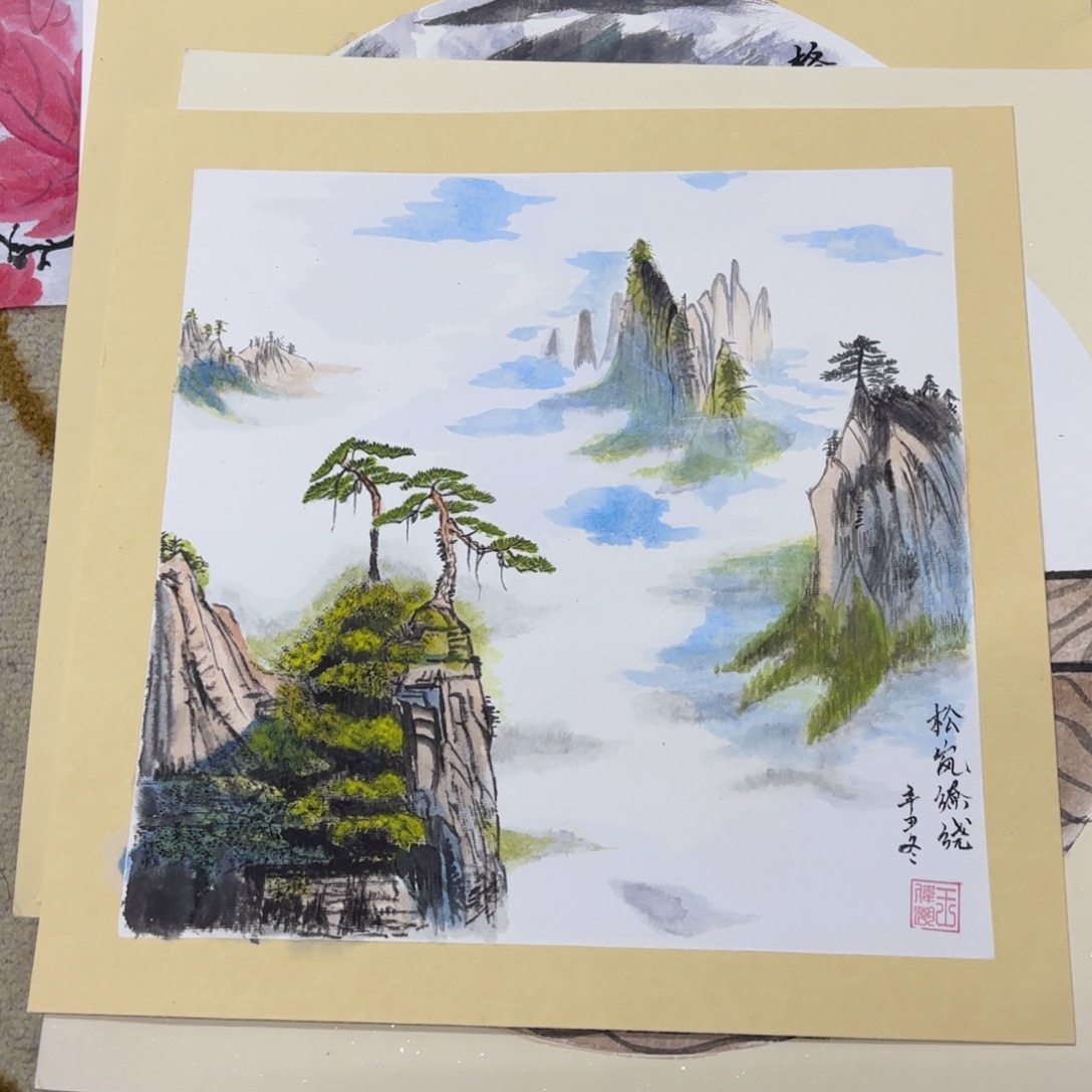 国画国画老师作品刘