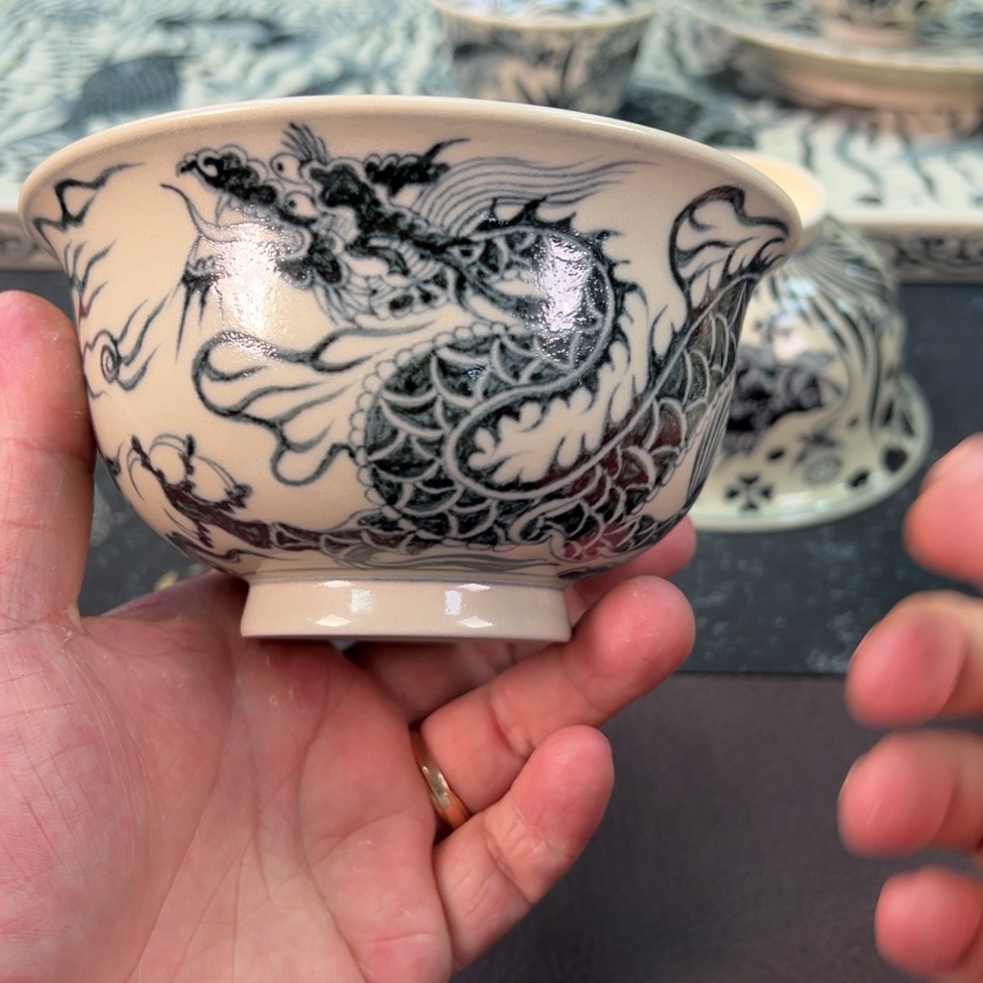 陶景德镇手工手绘陶瓷