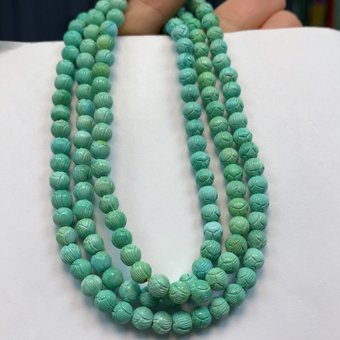 绿松石未镶嵌长链