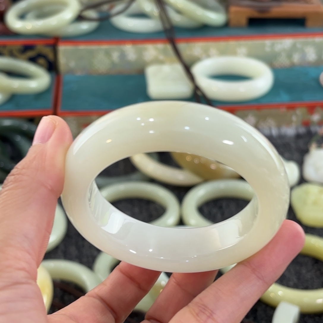 和田玉（糖玉）未镶嵌车挂53.8