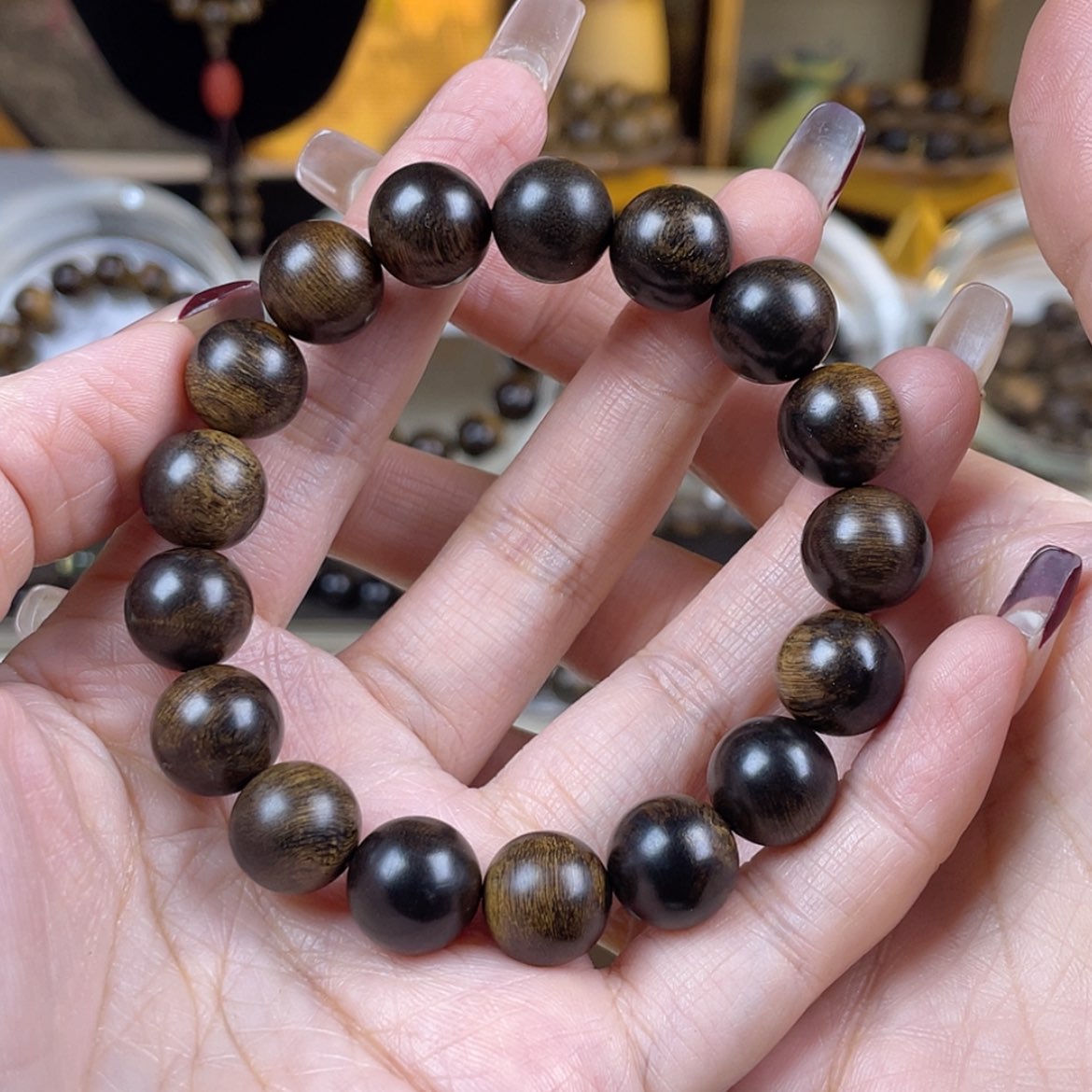 【闪购商品】沉香手串C*富森红土