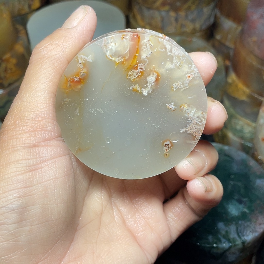 定制玛瑙私人定制玛瑙圆牌