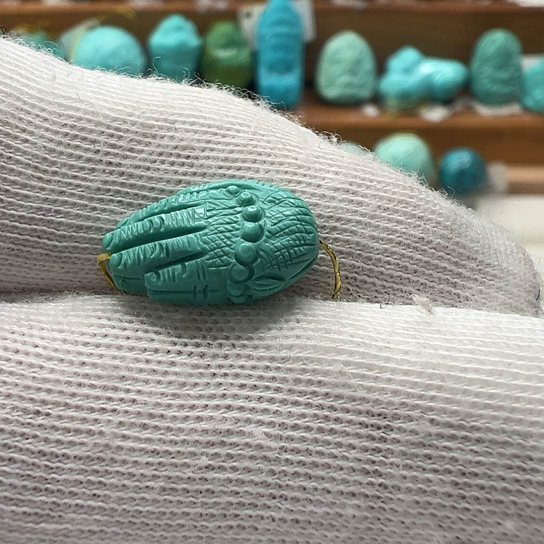 绿松石佛手 未镶嵌