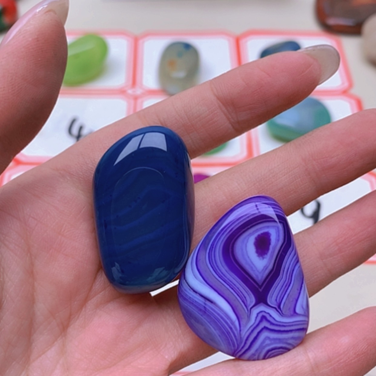 【闪购商品】未镶嵌玛瑙/玉髓珠宝半成品田*辣