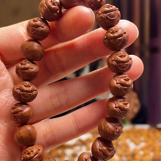 橄榄核手串/手链龙纹桃核