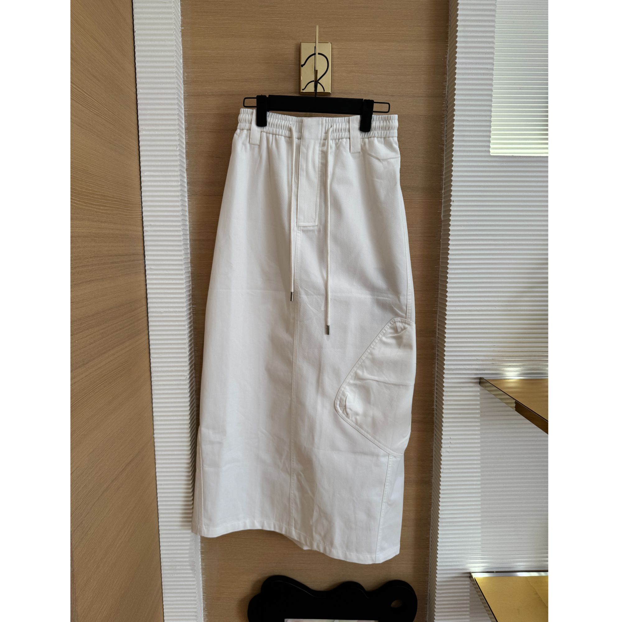 【晴大大专属】“工装半裙“设计后中开叉弹力腰头半身裙网红休闲装