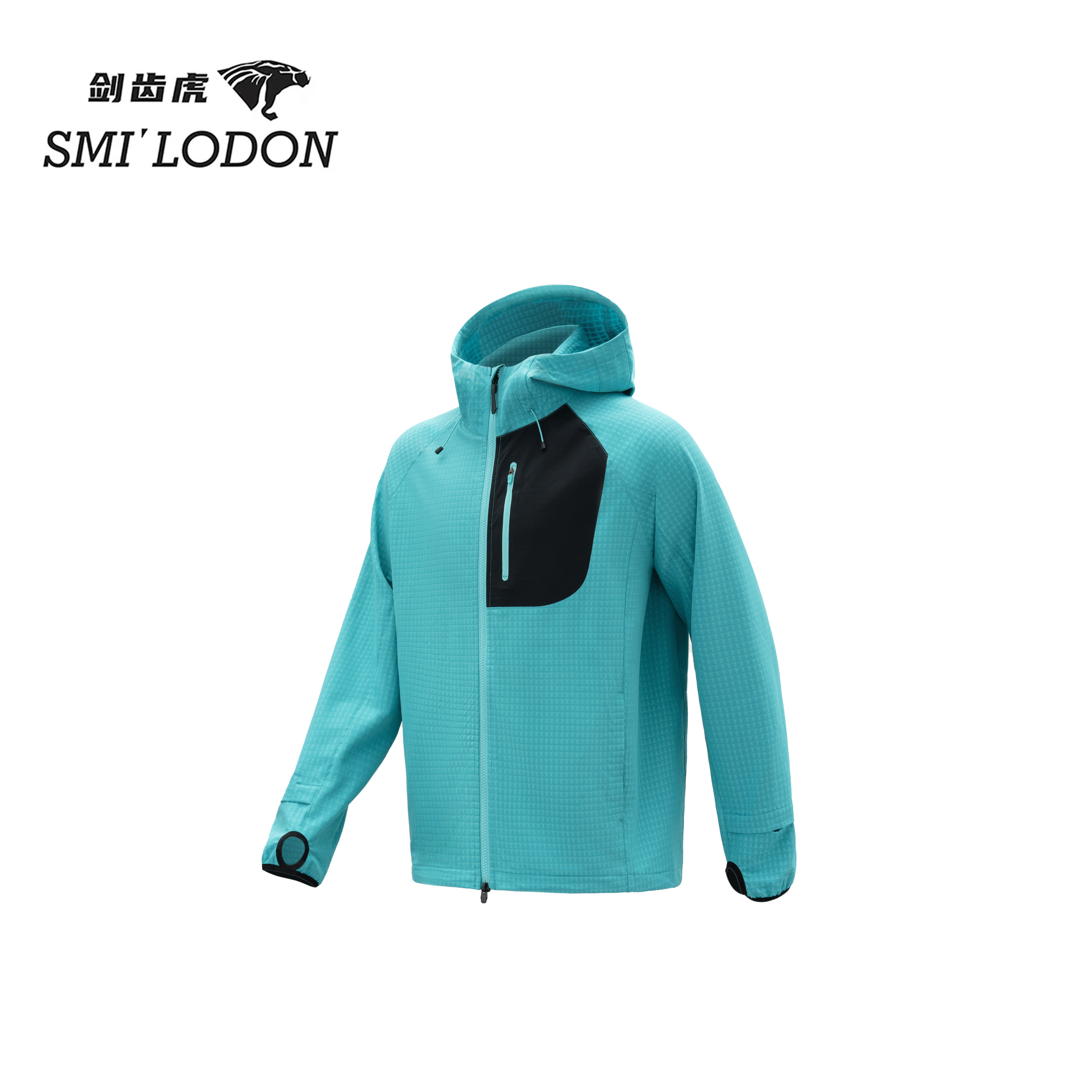 剑齿虎 SMI LODON【矩阵方格】防风保暖华夫格夹克25688