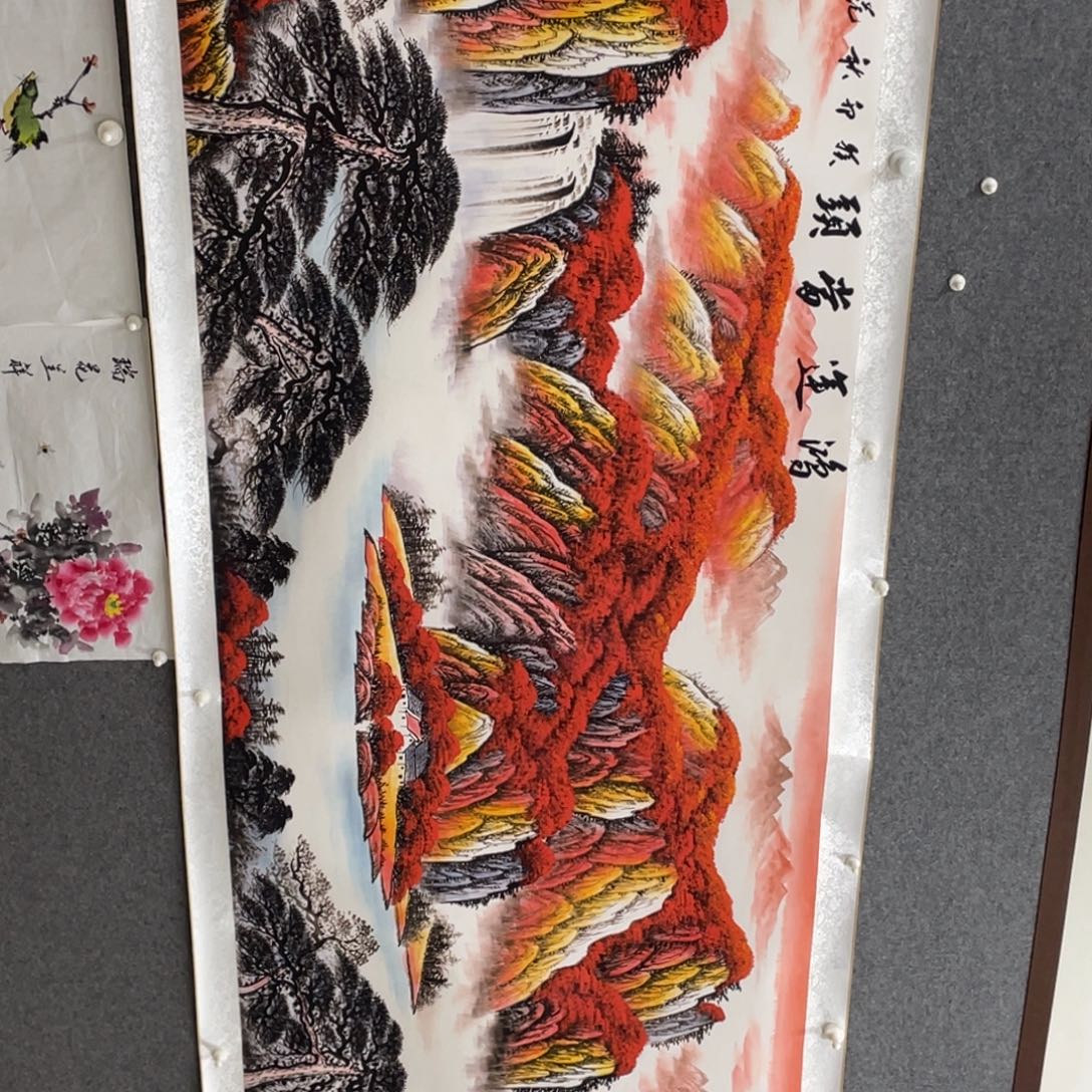 国画老师手笔手绘作品y