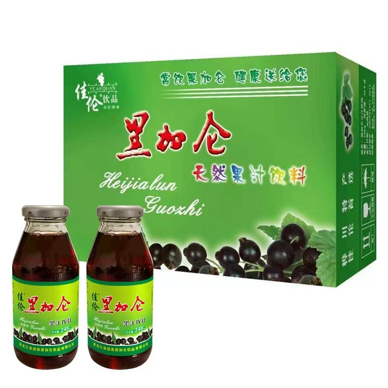 佳伦【黑加仑】果汁饮料/10瓶装/包邮