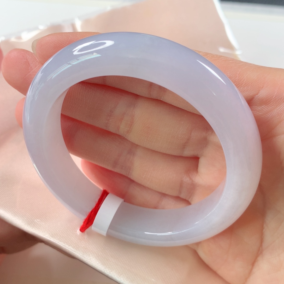 未镶嵌手镯翡翠 正圈231淡紫推荐⭐⭐⭐