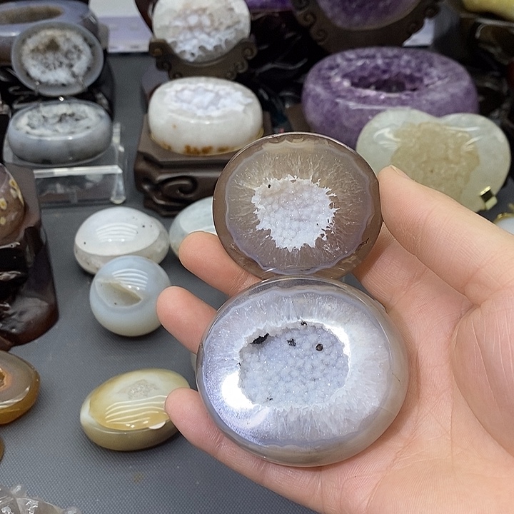 摆件紫晶未镶嵌聚宝盆