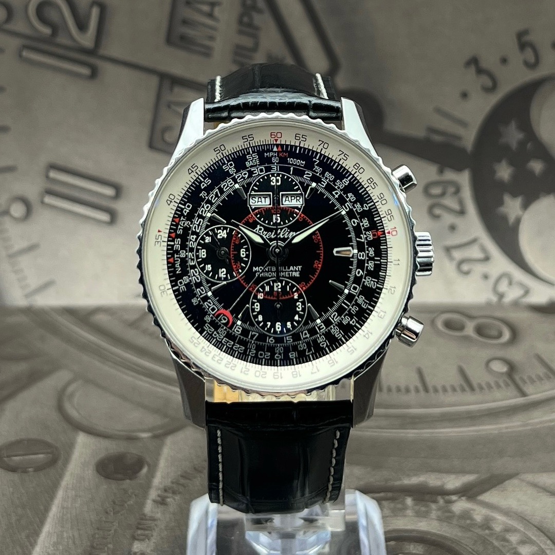 95新 BREITLING/百年灵 蒙柏朗计时系列/A2133012/43mm/全套
