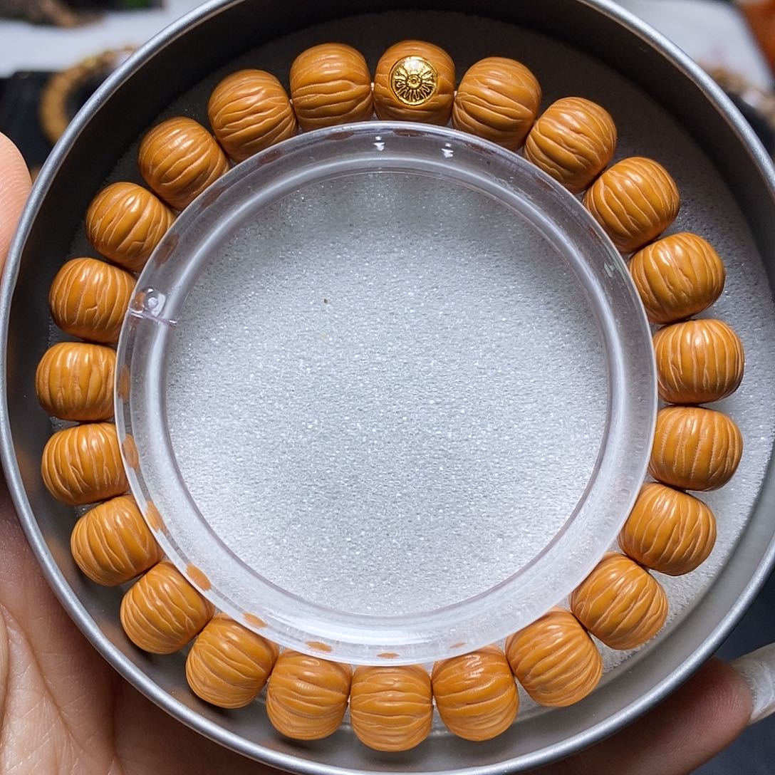 猴头核桃手串金标911小土豪尺寸11左右全品单号393号