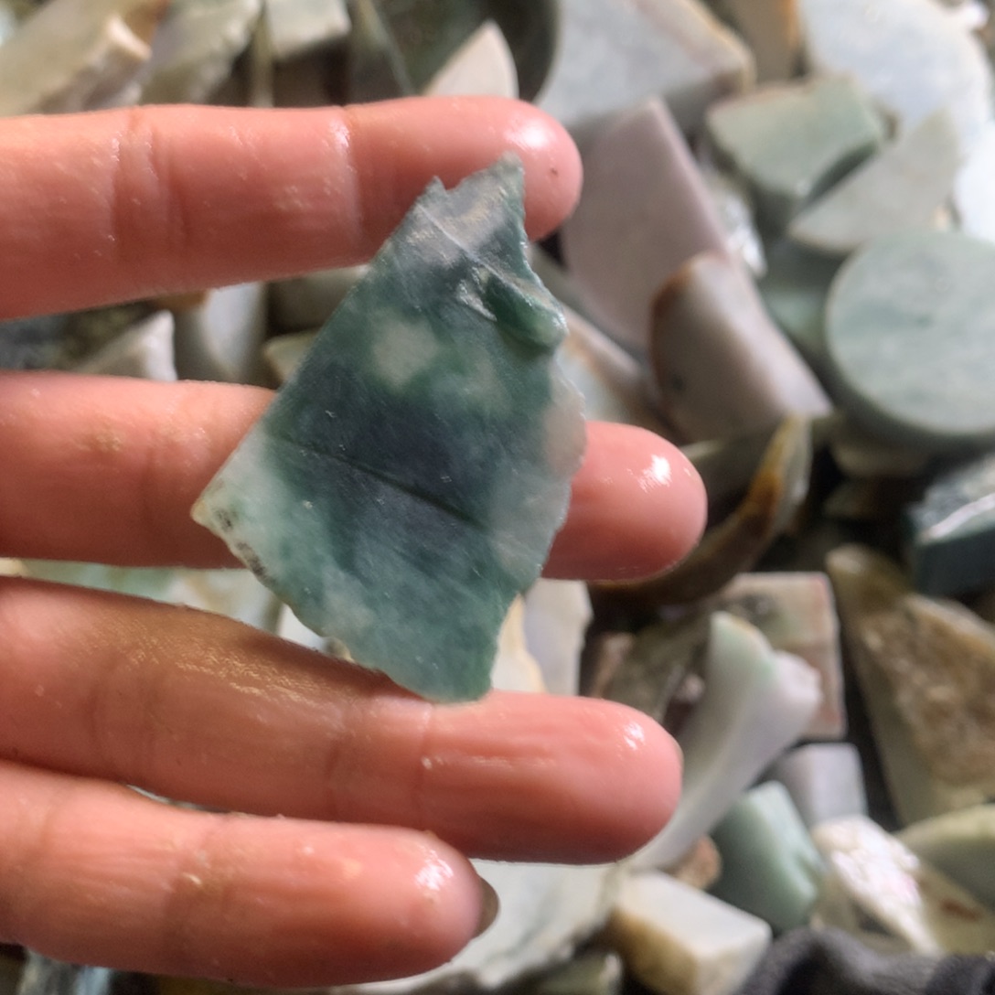 翡翠颈饰未镶嵌缅甸翡翠