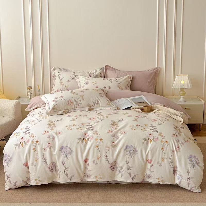 【高品磨毛四件套】秋冬加厚磨毛四件套被套床单床上用品/款式随机