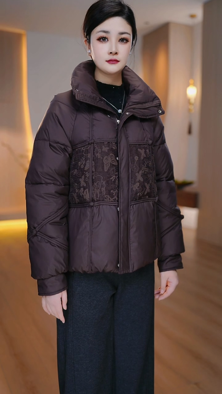 【石墨烯云绒服】2025新款冬装大码加厚棉服女显瘦保暖妈妈棉袄外套