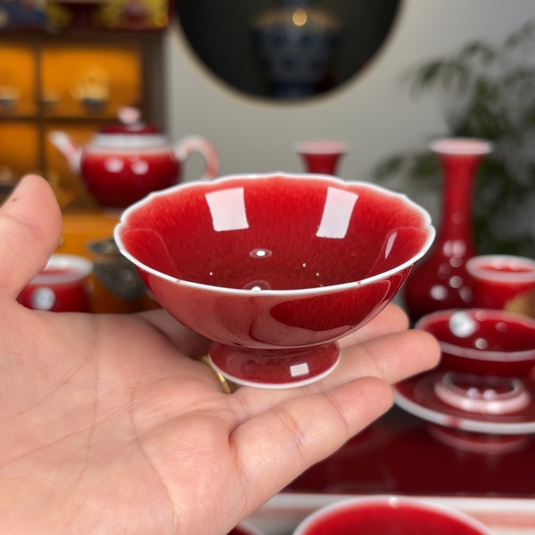 杯子景德镇高温原矿釉