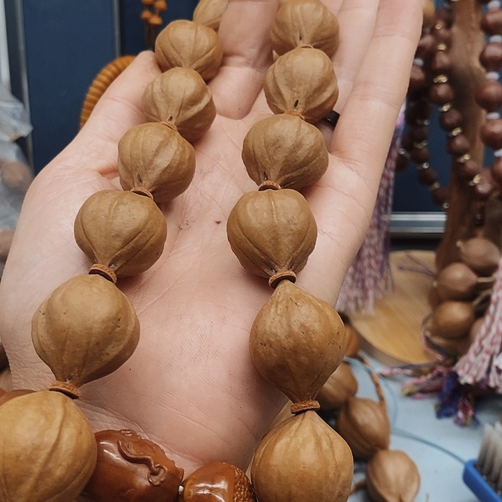 橄榄核手串/手链2228加一个紫手持