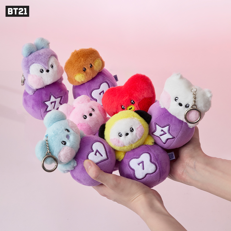 BT21minini 幸运扭蛋系列 玩偶钥匙扣LINE FRIENDS
