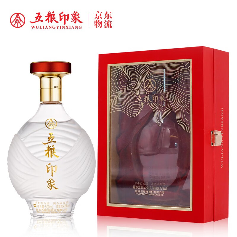 五粮印象五粮印象 水晶装  浓香型白酒  42度 500mL
