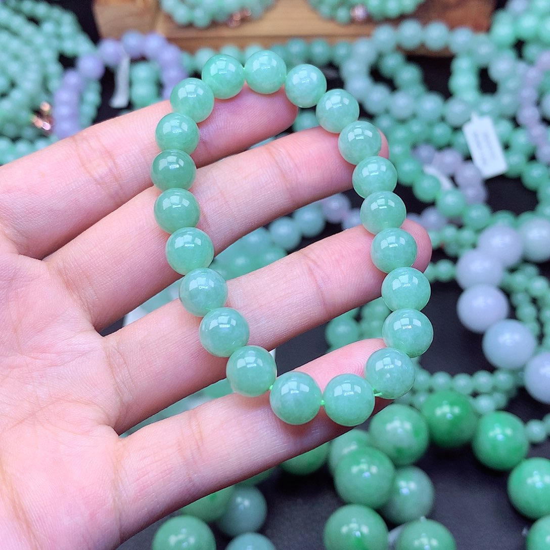 翡翠未镶嵌毛衣链