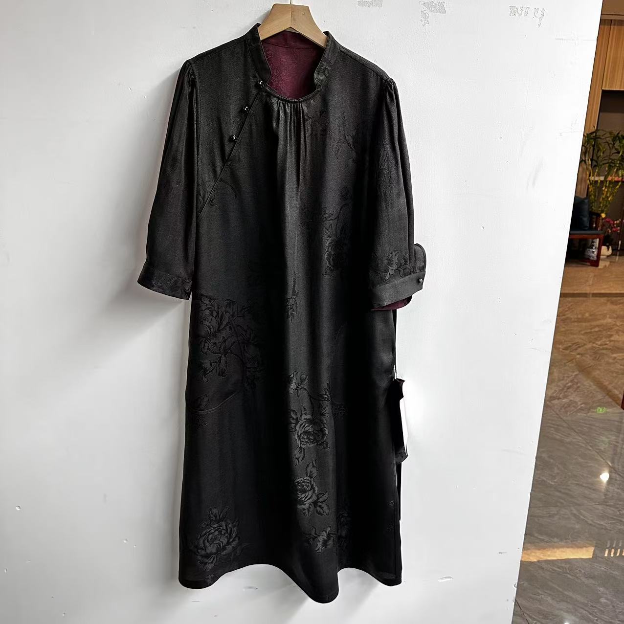 陌妆香云纱连衣裙529065