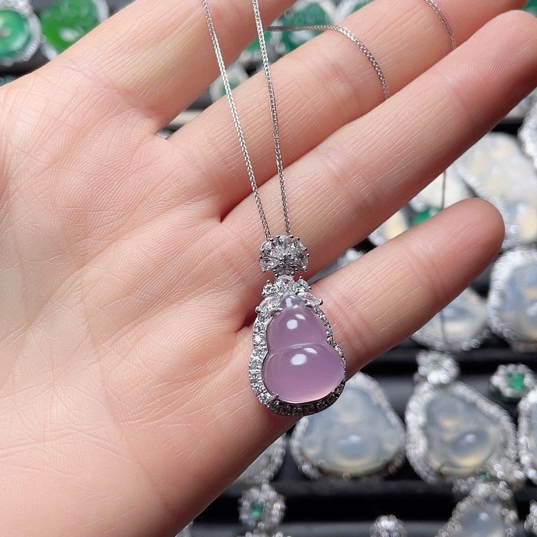 玛瑙/玉髓挂件银S925镶嵌