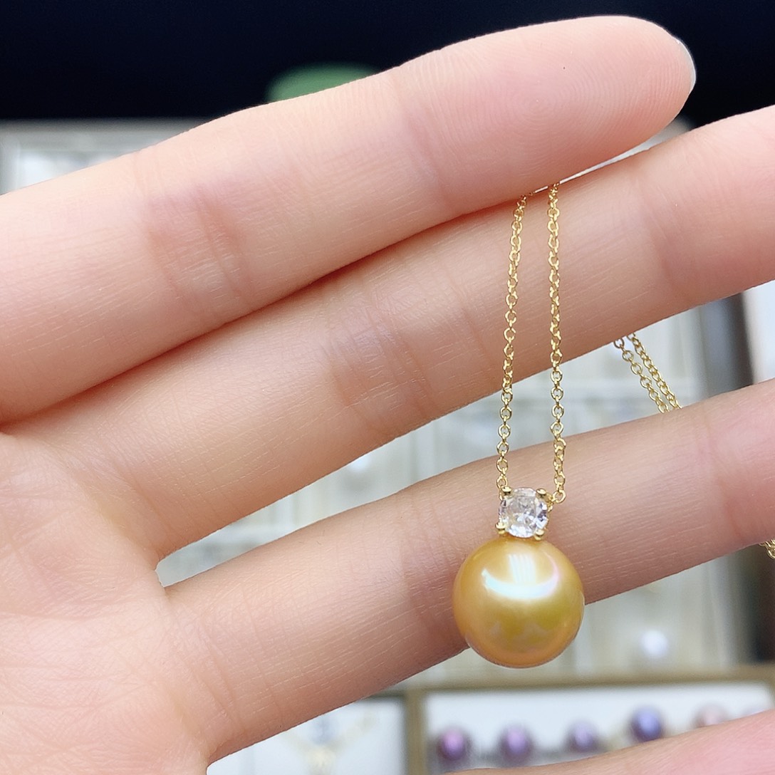 淡水珍珠颈饰合金