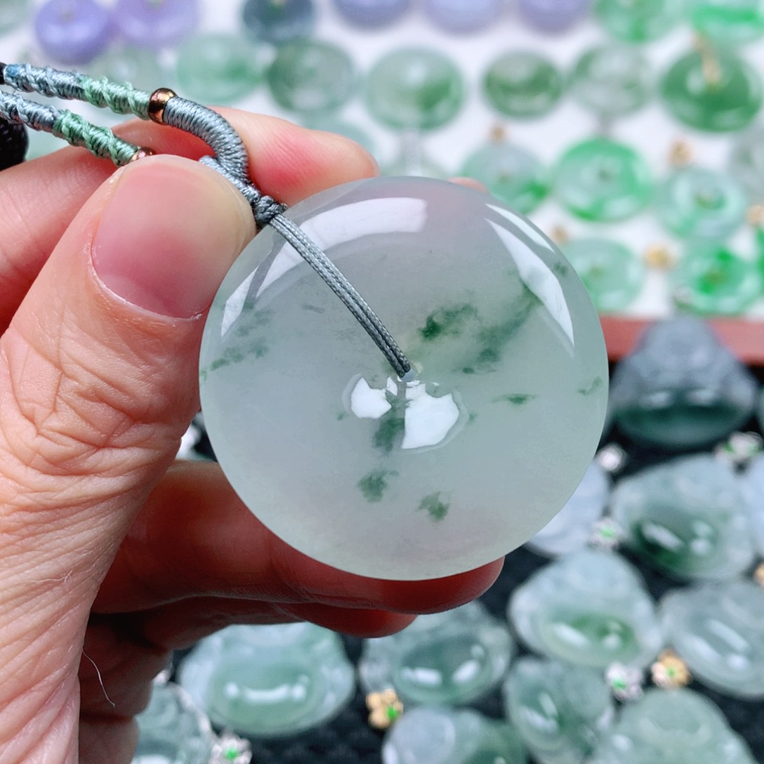 翡翠吊坠(不含链)未镶嵌睡*了