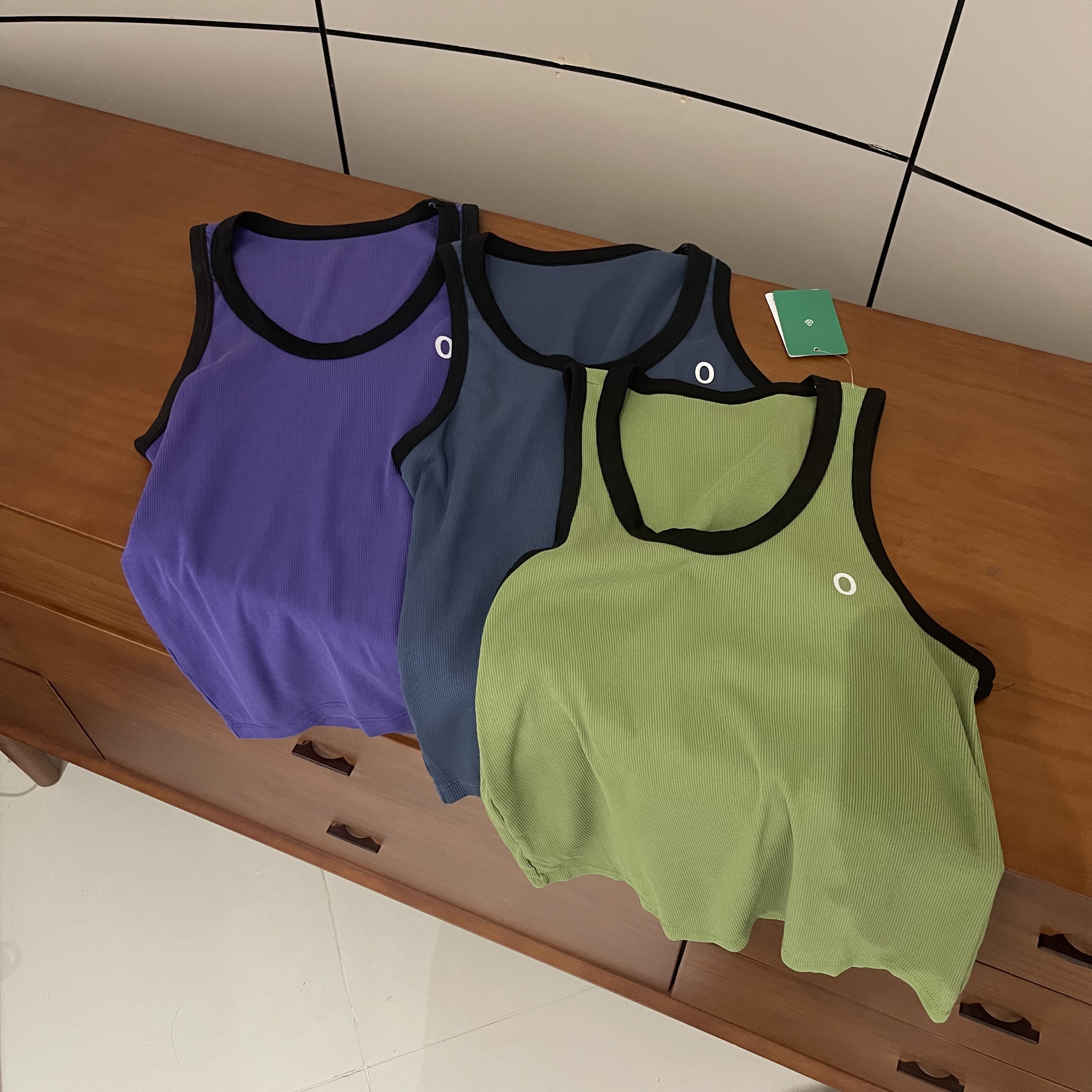 FUJIA STYLE新款韩版撞色领罗纹时尚背心BX0241