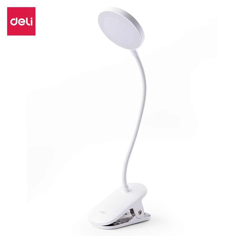 【直播796】得力LF107A_LED 台/夹/灯4000mah 文具礼品套装