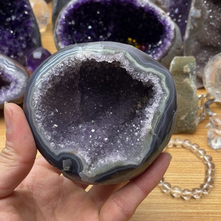 紫晶钱袋子未镶嵌